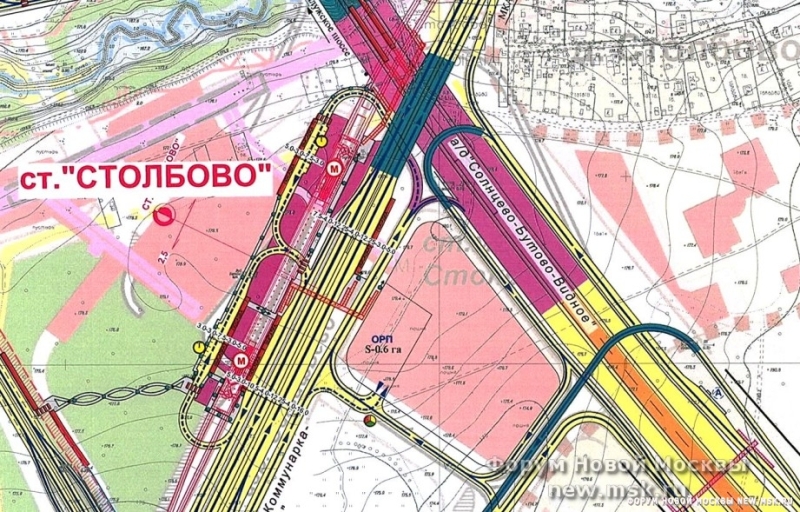 Метро столбово