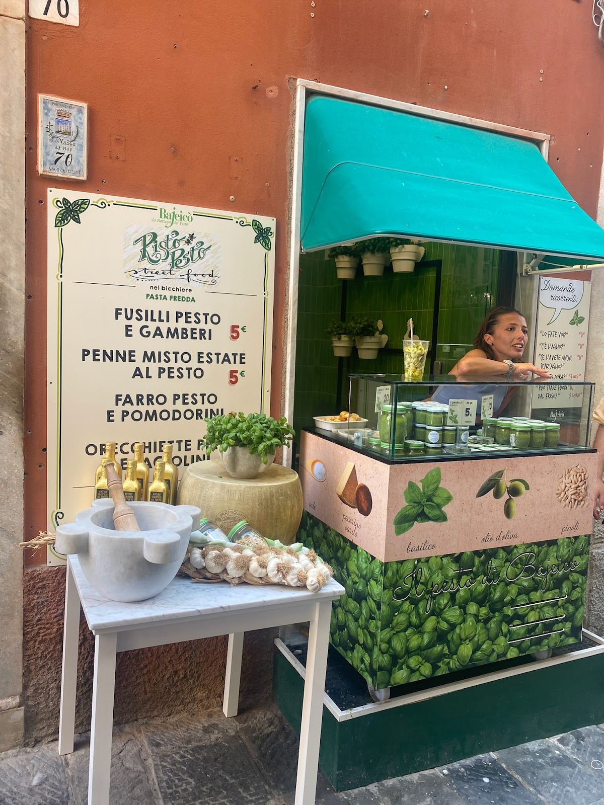 Les spécialités gastronomiques à Gênes en Italie
