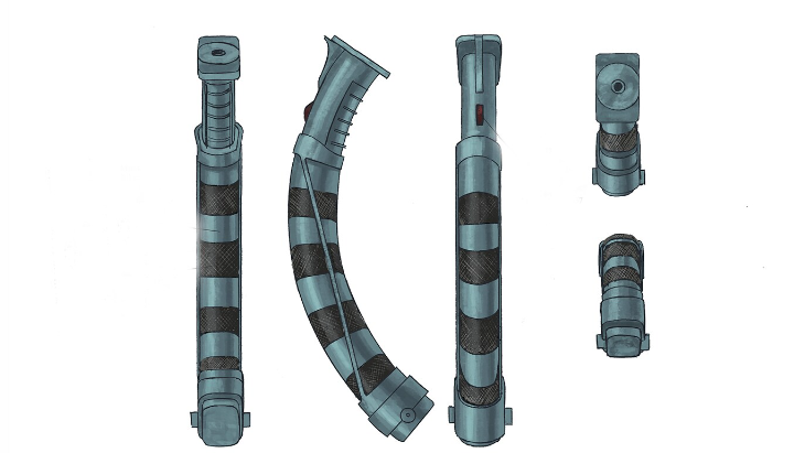 components of Ventress lightsabers