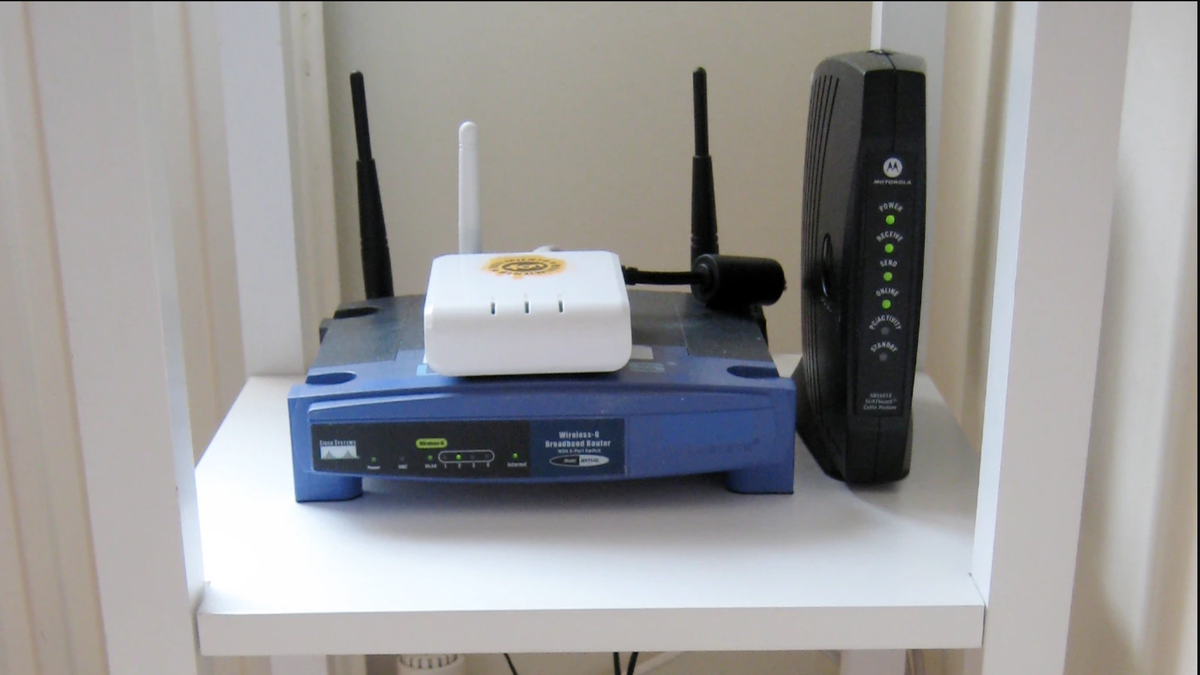 separate modem and router