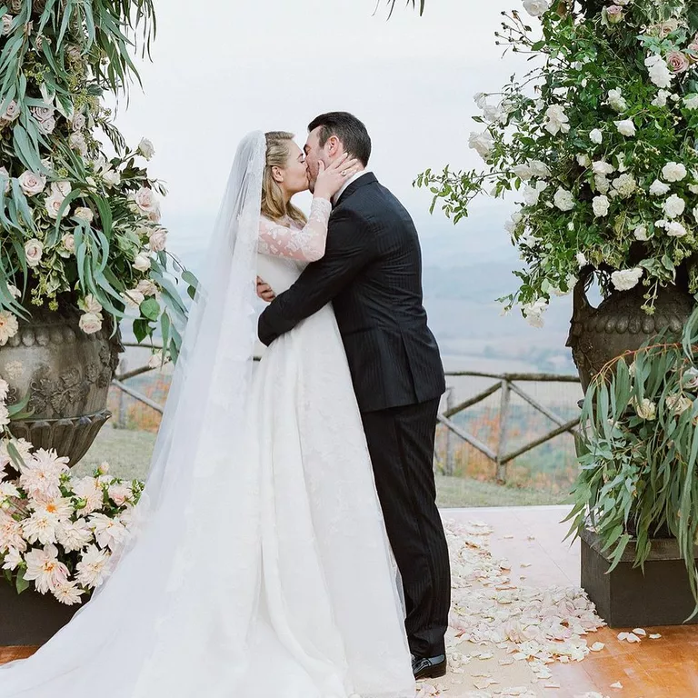 Love is in full bloom in Kate Upton and Justin Verlander's celebrity destination wedding in Tuscany, Italy.