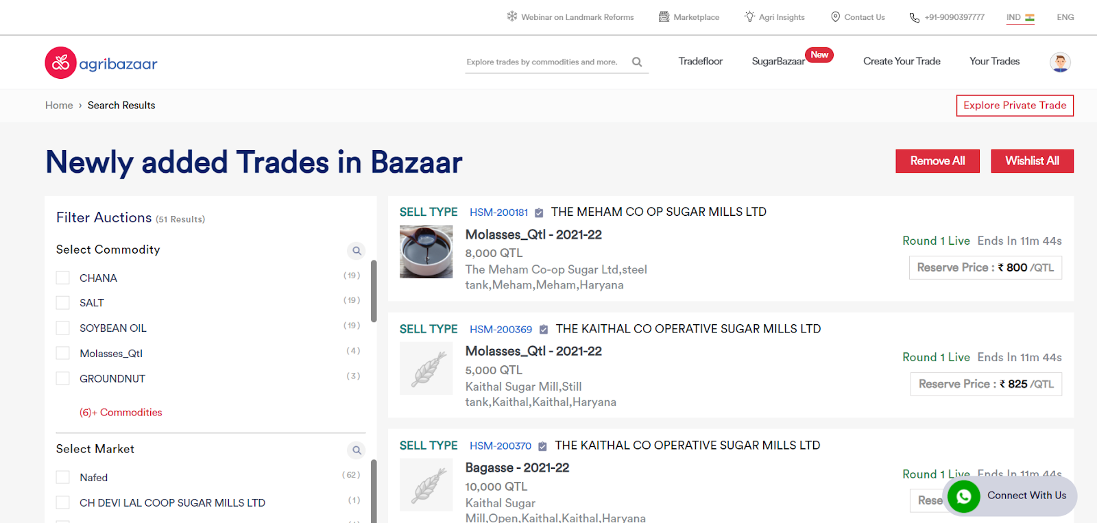 agribazaar's Online auction portal