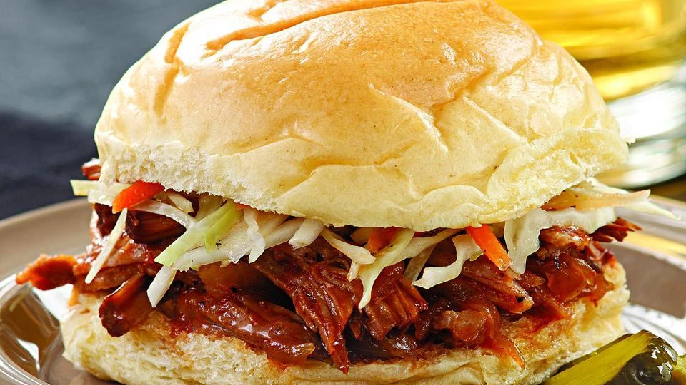 Pulled Pork with Caramelized Onions  