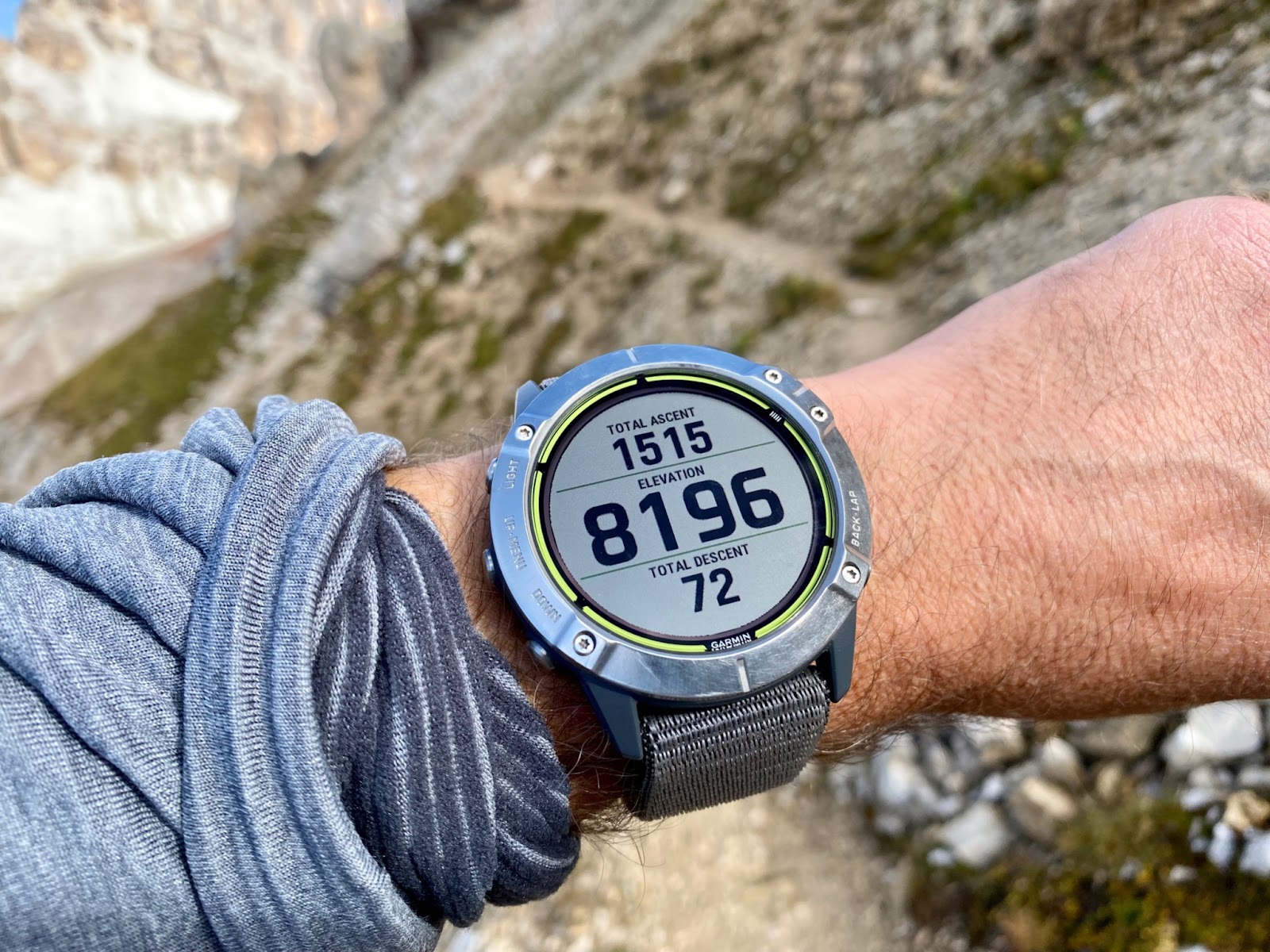 Road Trail Garmin Enduro GPS Watch Review: Long Battery Life and Legibility!