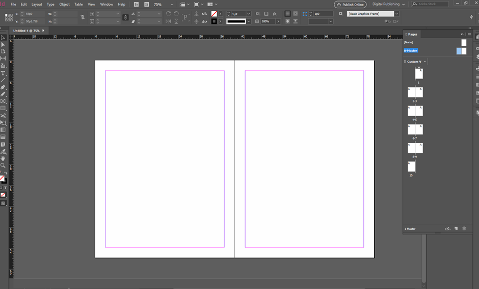 how to number pages indesign