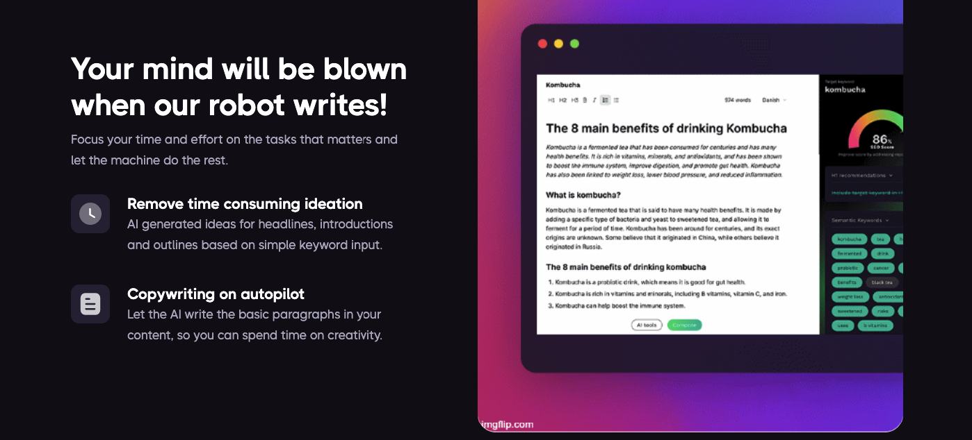 SEO.ai content writing tool