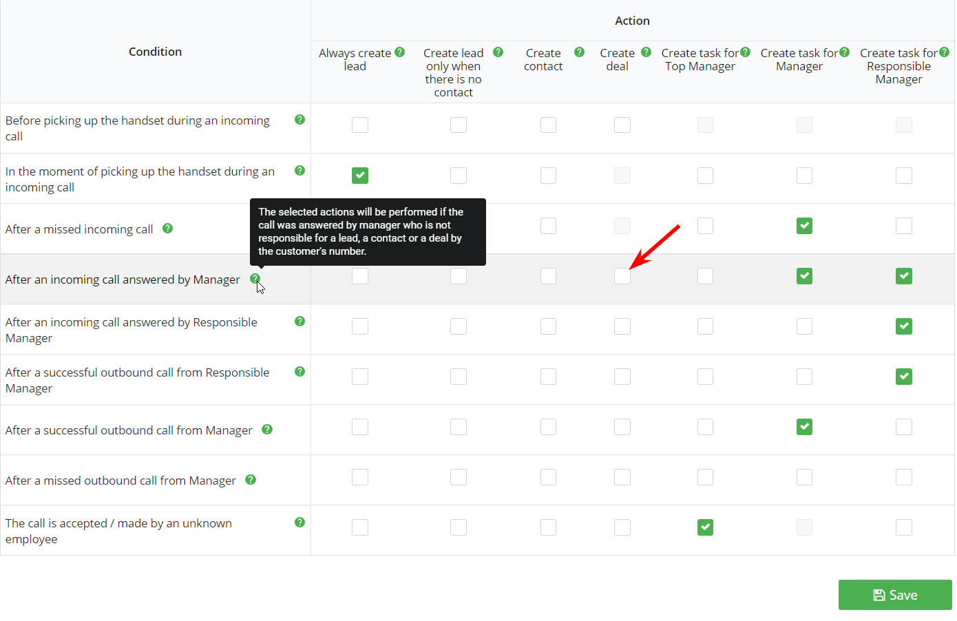 Ringostat integration, Integration logic flexible settings