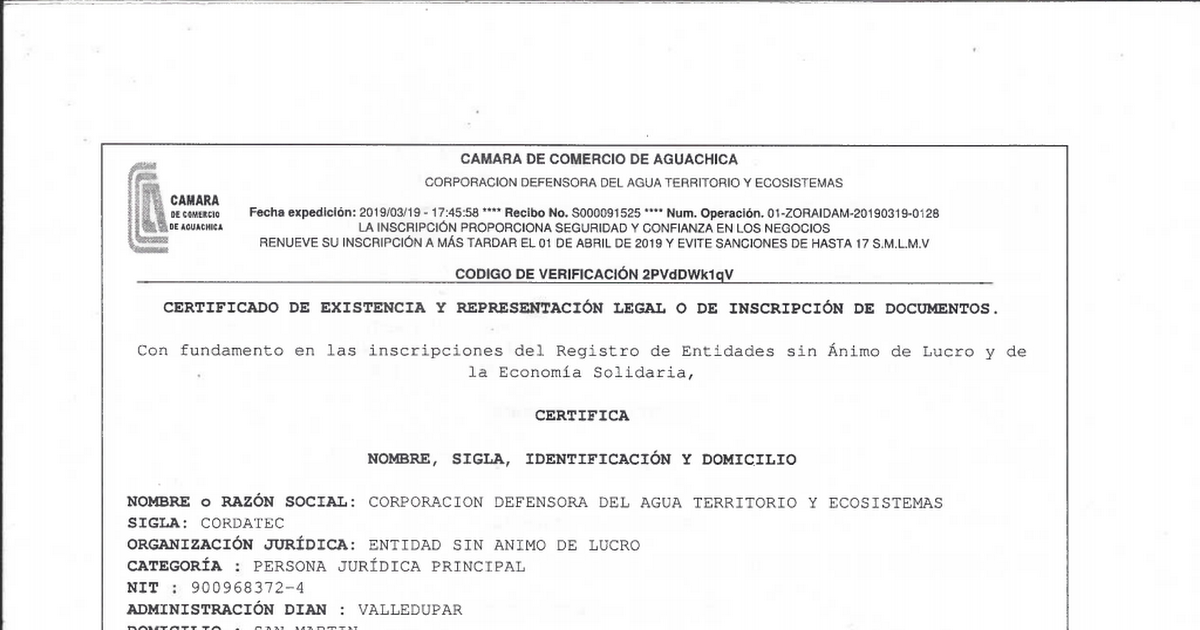 CAMARA DE COMERCIO CORDATEC.1.pdf - Google Drive