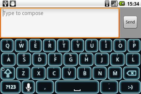 Glow Legacy Keyboard Skin apk