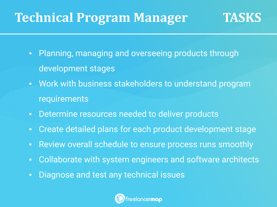 Responsibilities Of A Technical Program Manager