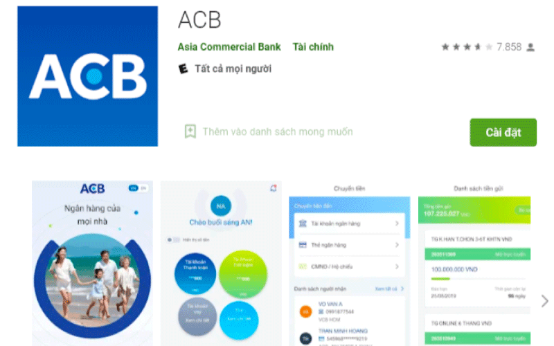 Lợi ích của internet banking ACB