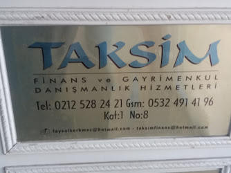 Taksim Finans & Gayrimenkul Danışmanlık Hizmetleri