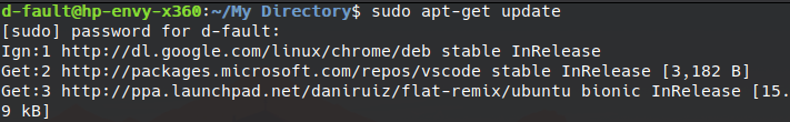 sudo linux command