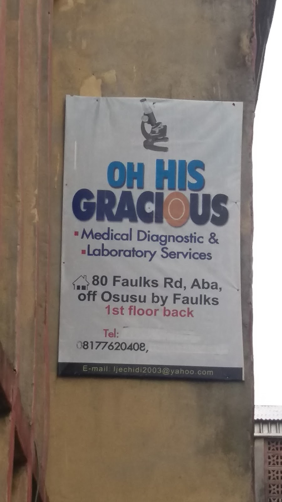 Oh His Gracious Medical Diagnostic & Laboratory Services
