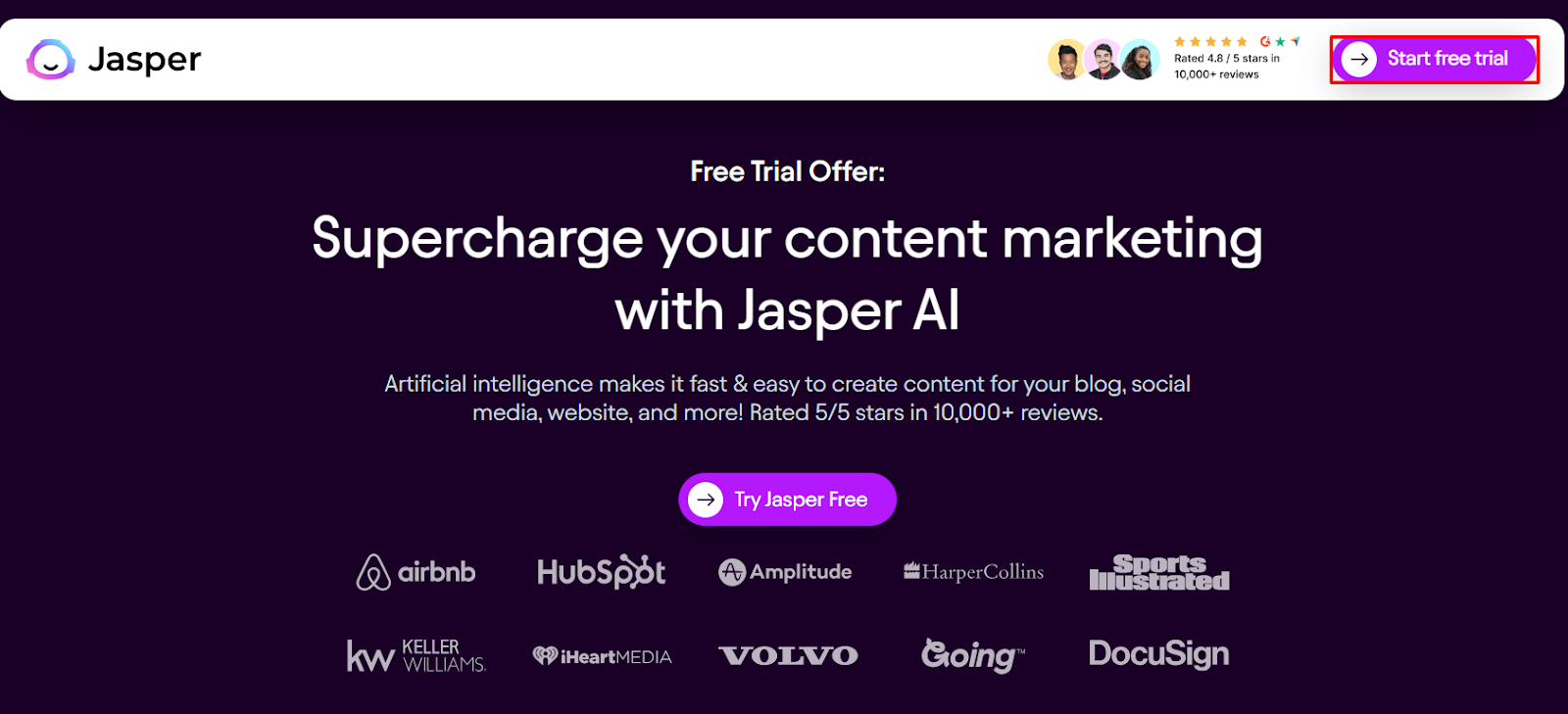 Jasper AI-  Official Homepage