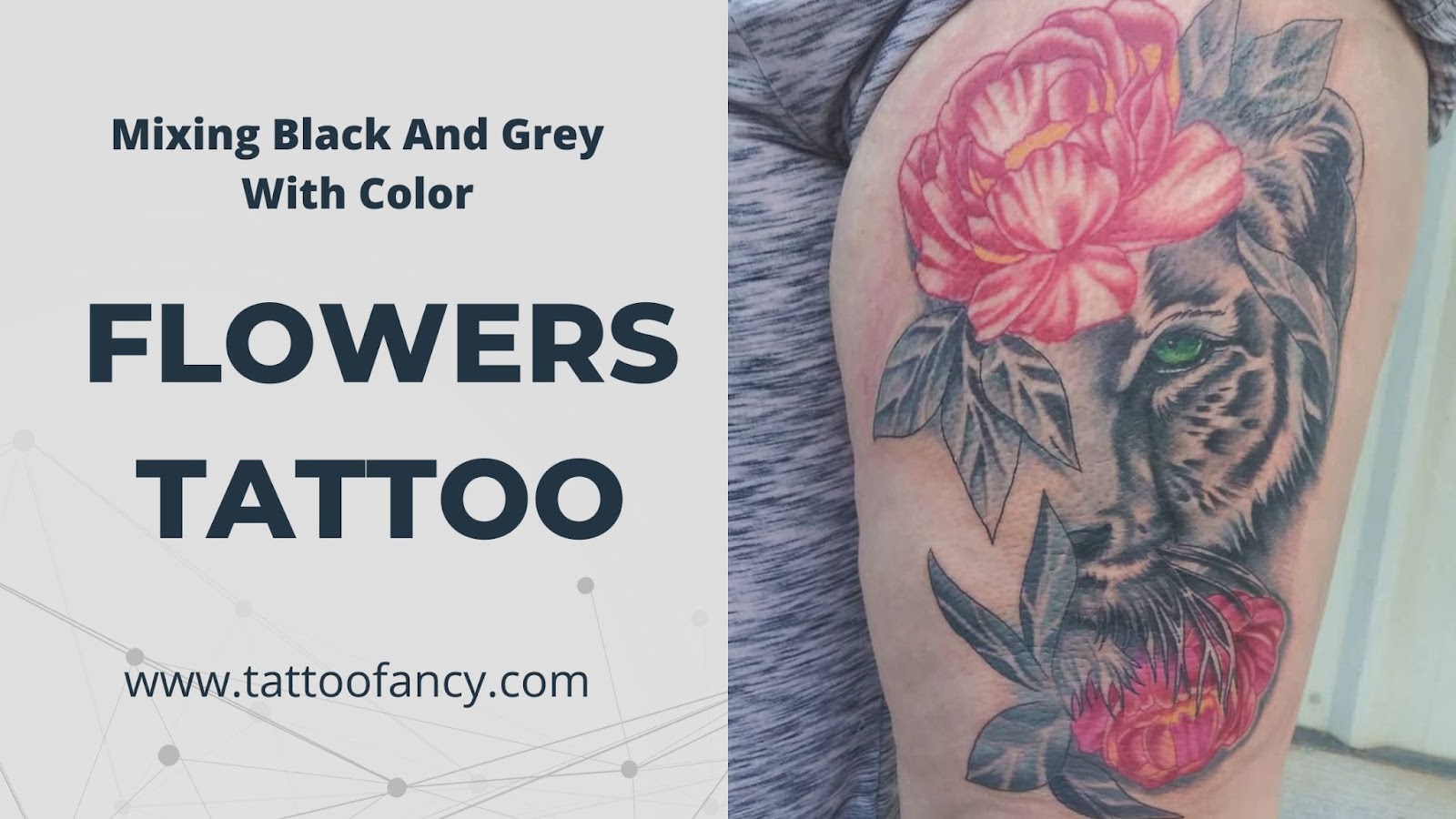 Get Creative With Your Tattoo Colors – Mixing Black And Grey With Color Tattoos - Tattoofancy
