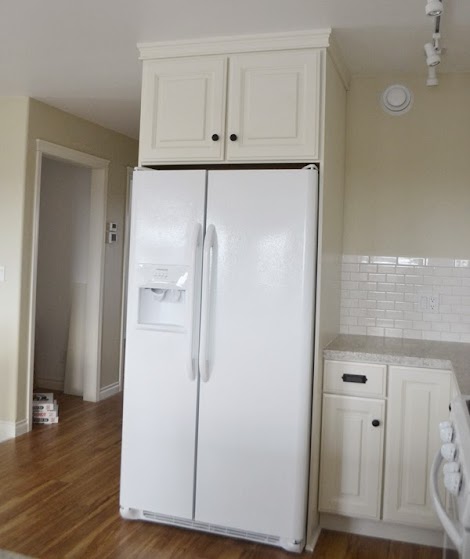 Build A Refrigerator Cabinet Surround, Kitchen Cupboards Over Fridge