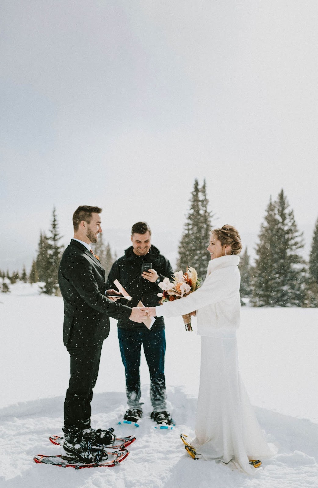 Breckenridge elopement couple