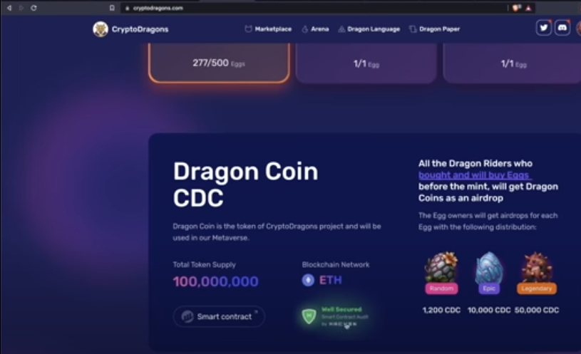Investing in Crypto Dragons clipart