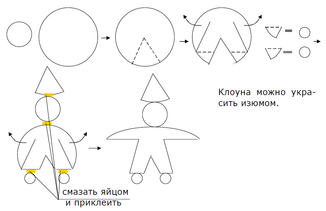 Клоун схема. Оригами аппликация клоун. Объемная аппликация клоун. Оригами схема клоун из бумаги. Клоун шаблоны для аппликации.