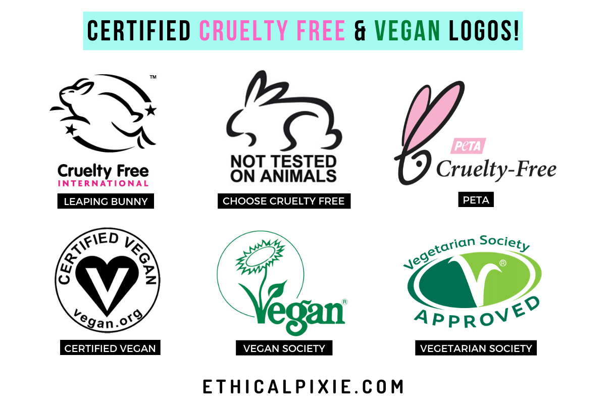 Understanding Cruelty-free and Vegan logos - Ethical Pixie