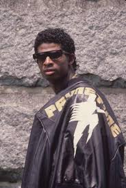 Deion Sanders with his "Prime Time" jacket