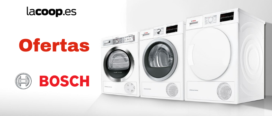 Especial Mejores precio en lavadoras y secadoras de Bosch