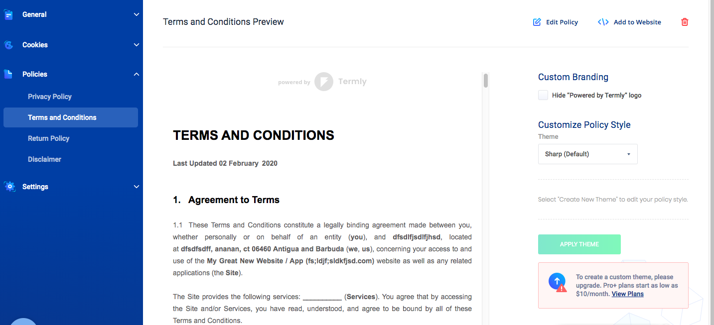 The 5 Best Terms and Conditions Generators [RANKED] | Charlotte Law