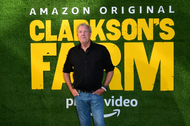 <p>Jeremy Clarkson attending the launch event for Clarkson’s Farm</p>