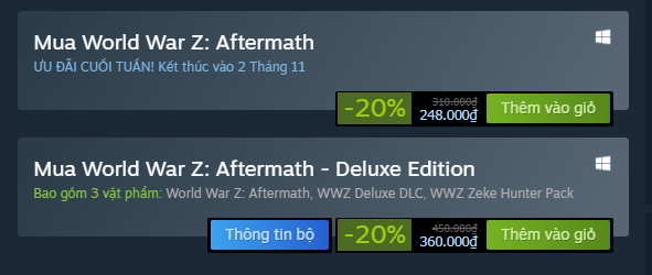Sốc! World War Z: Aftermath - Game bắn súng co-op đỉnh cao đang giảm giá cực rẻ 3456 