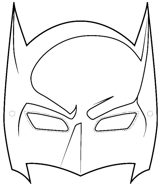 Batman Mask Template