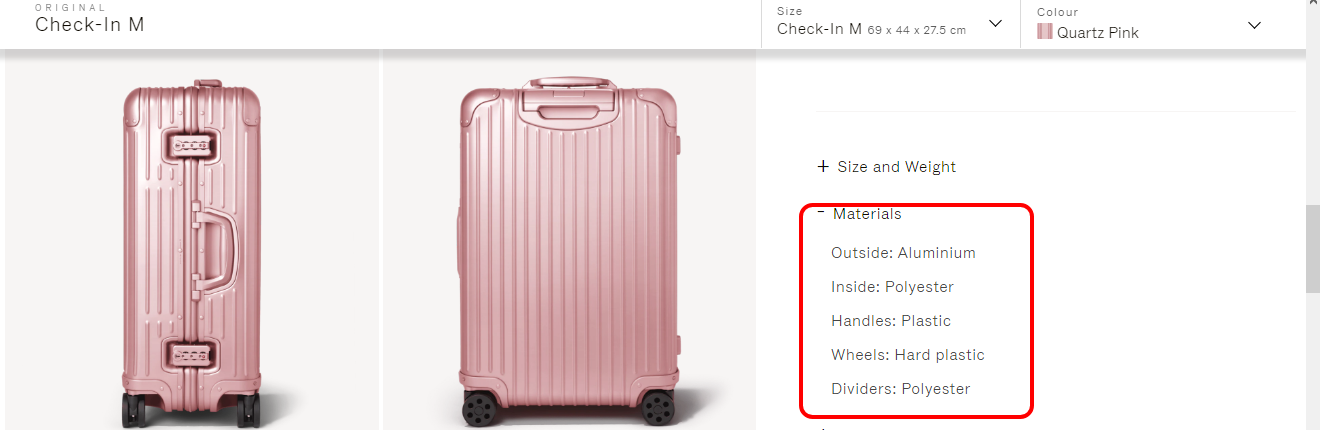 Rimowa Original Check-In M vs Rimowa Check-In L Rimowa Original Check-In M vs Rimowa Check-In L