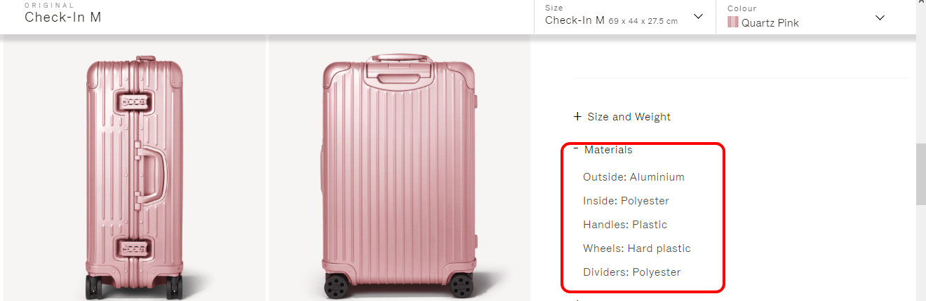 Rimowa Original Check-In M vs Rimowa Check-In L