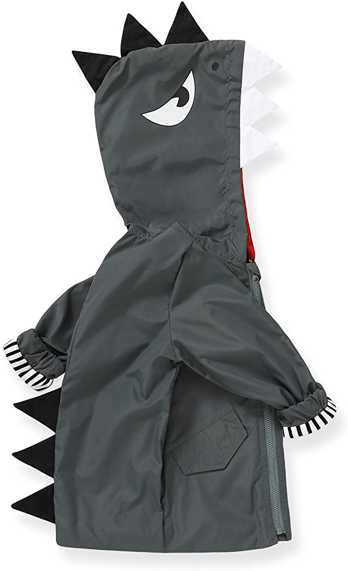 Unisex Dinosaur Rain Jacket for Kids