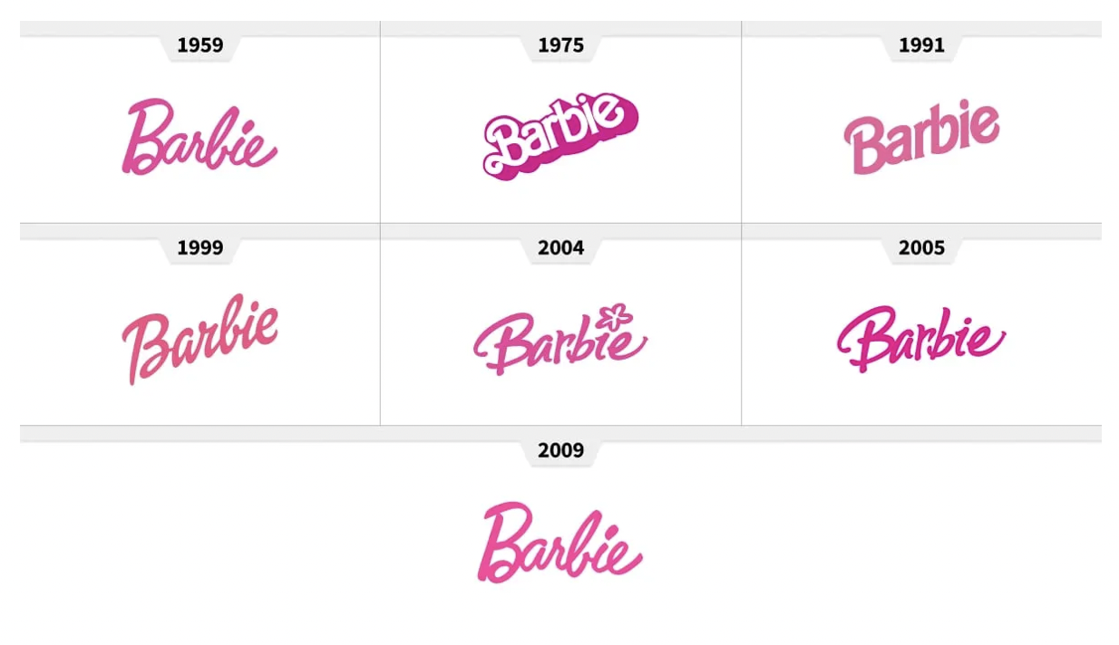 Original discount barbie logo