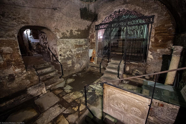 Nhà  của Thánh Luca, ngục tù của Thánh Phaolô: viếng Vương cung Thánh đường Santa Maria ở via Lata