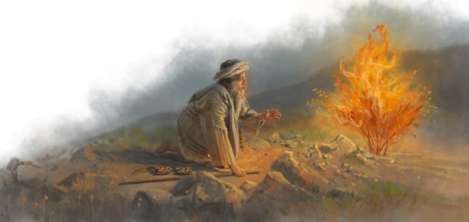 Image result for burning bush moses