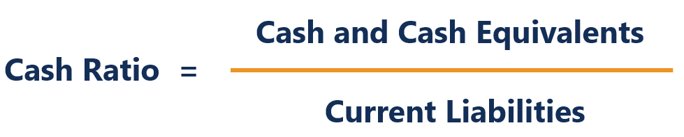 Cash Ratio Formula