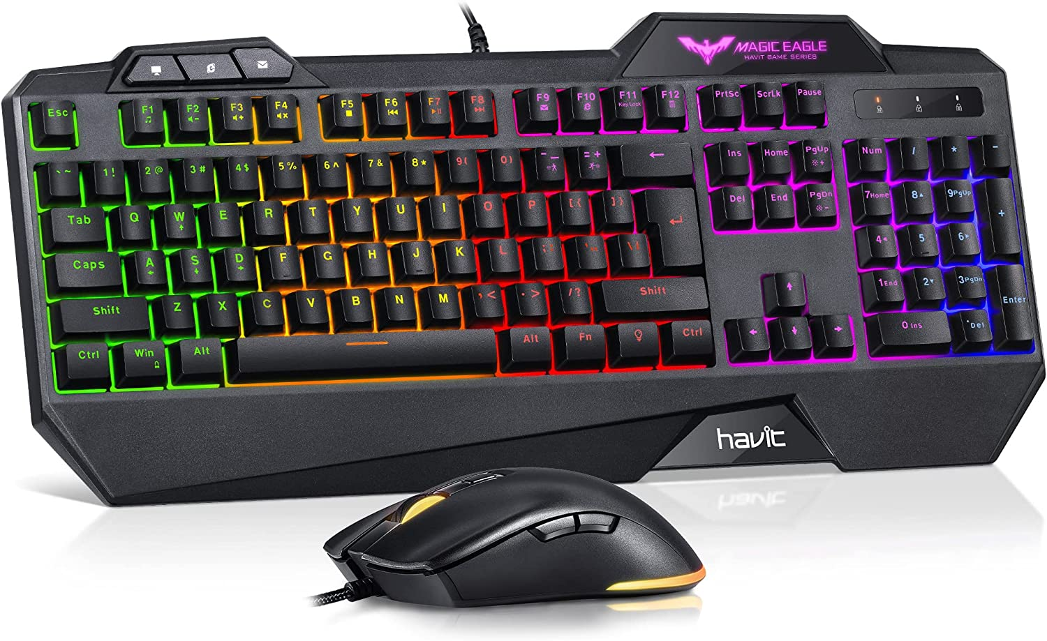 Using gaming keyboards with RGB backlight illumination act like a third eye in finding enemies.