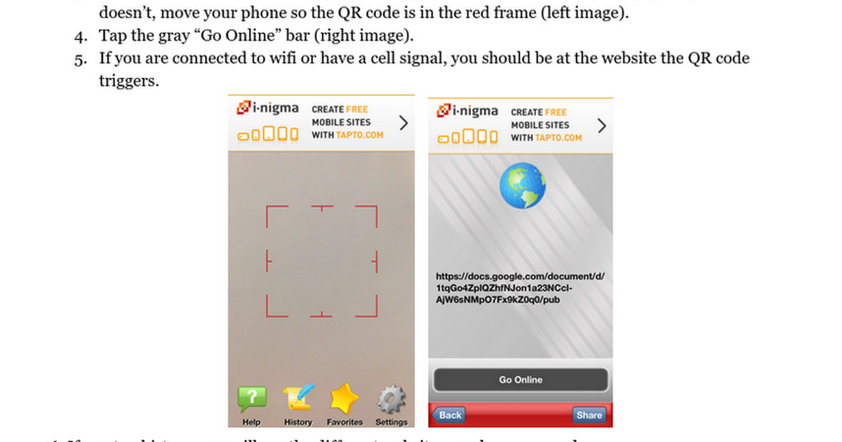 How to use a QR Code 