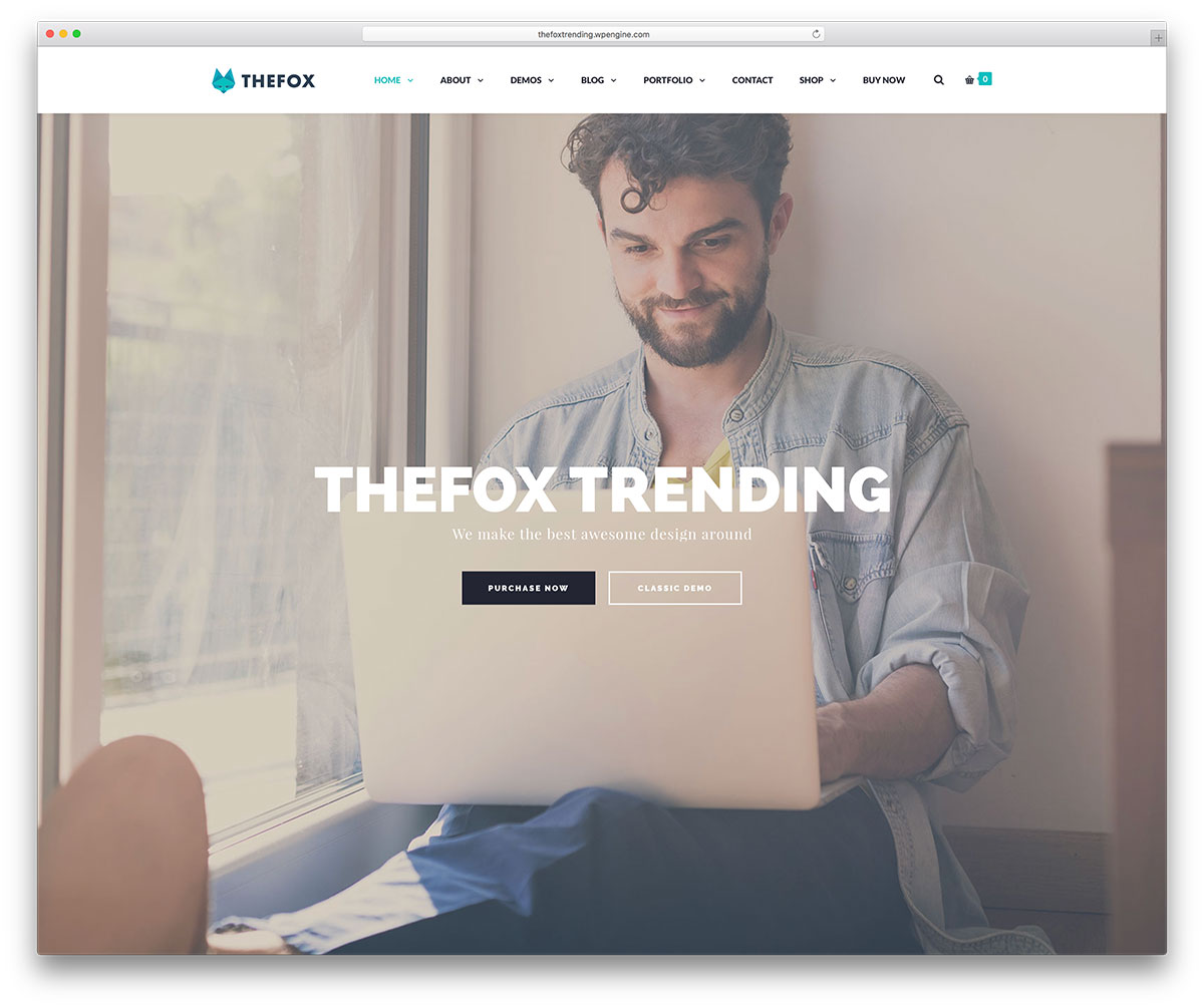 template-situs-bisnis-kreatif-thefox