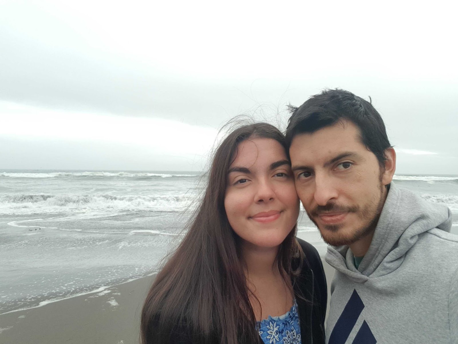 Donald and Francisca at the beach.