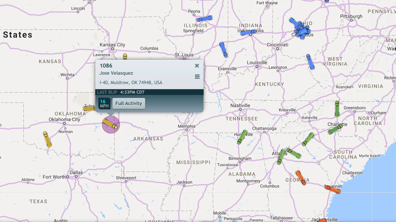 Our IntellHub fleet tracking system provides accurate GPS locations of all assets.