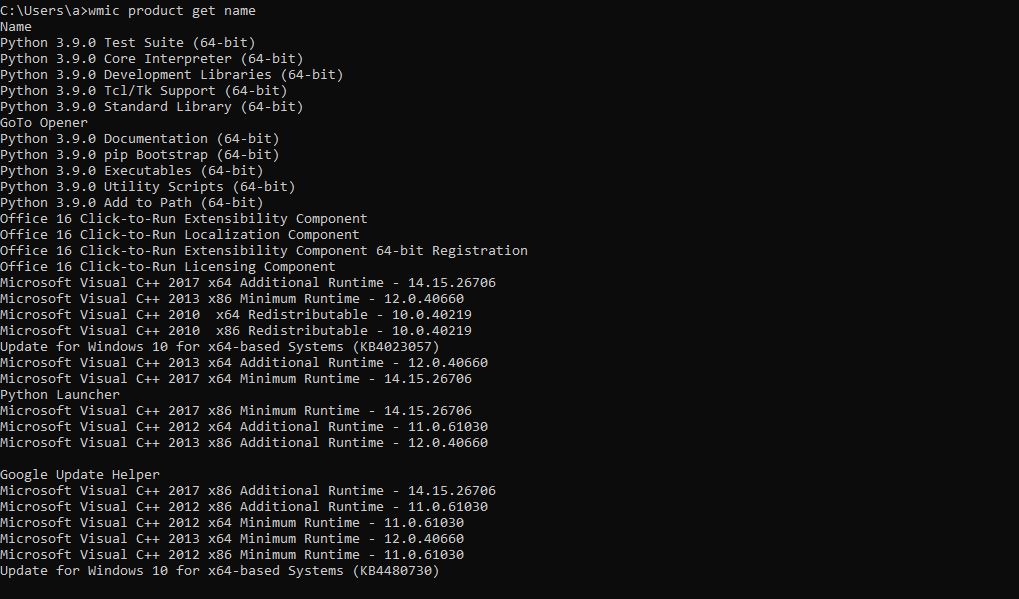 command prompt