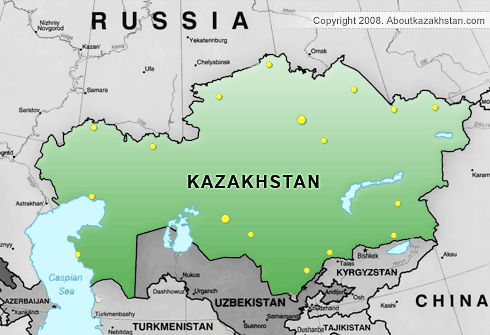 Image result for kazakhstan map