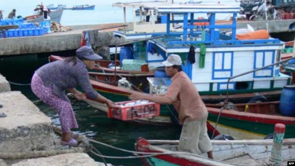 Tàu đánh cá của ngư dân Việt Nam đang lên hàng (hình ảnh chỉ mang tính chất minh họa)