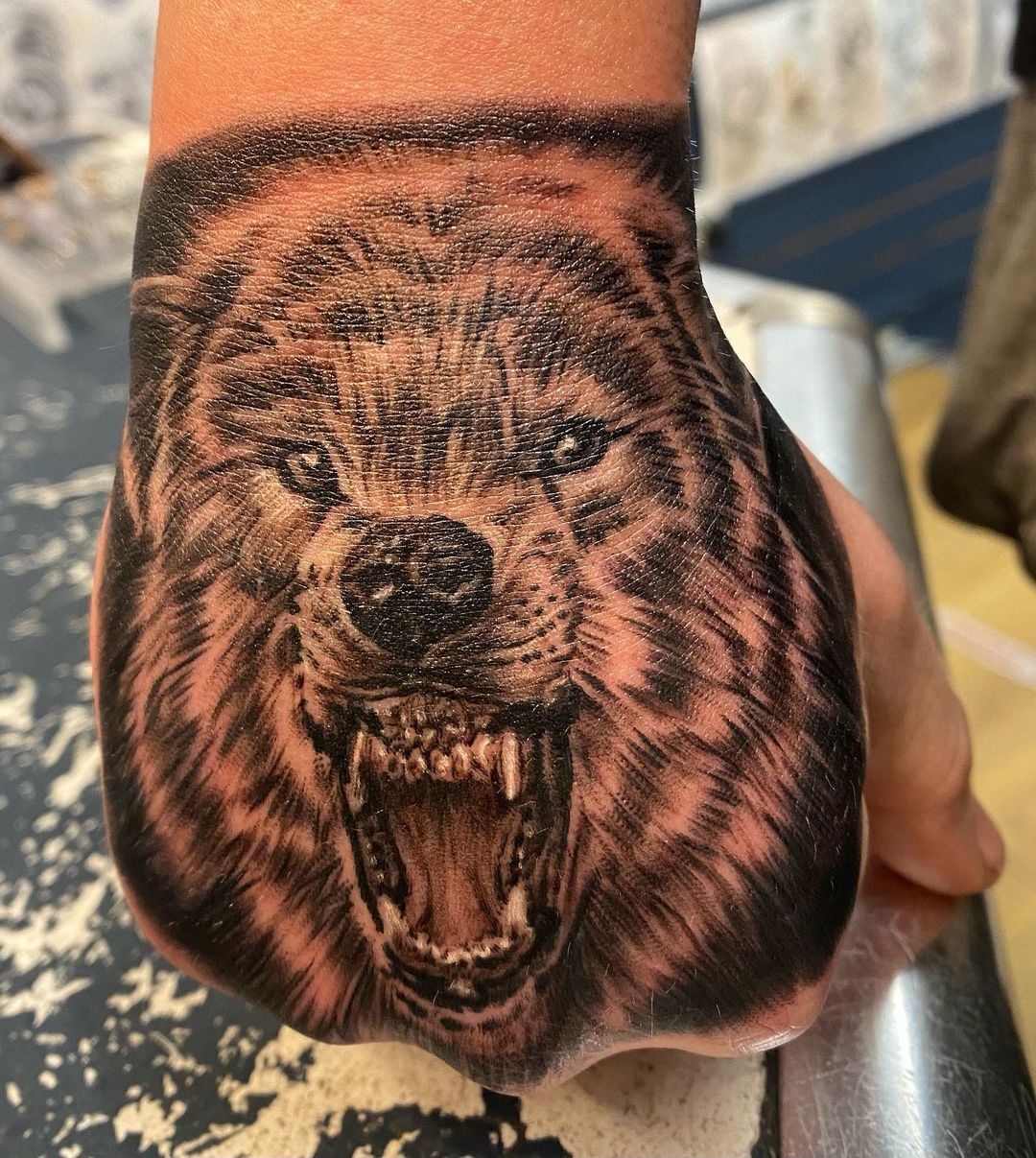 Mind-Blowing Big Wolf Tattoo Design