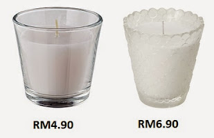 ikea candles RM4.90