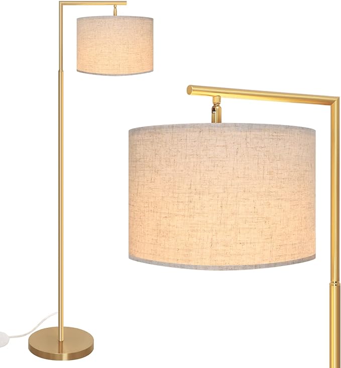 contemporary floor lamps in gold