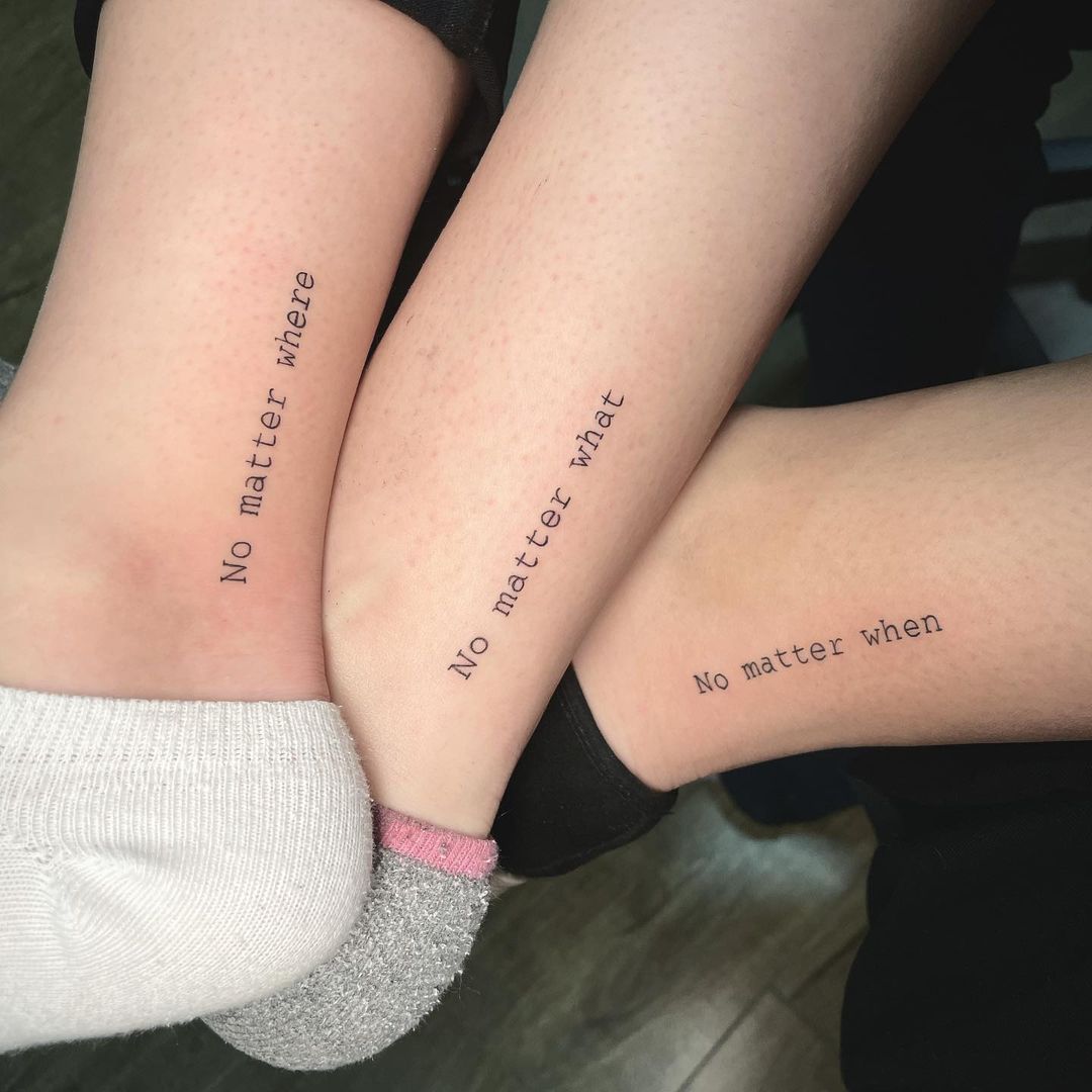 Sister Promise Tattoo